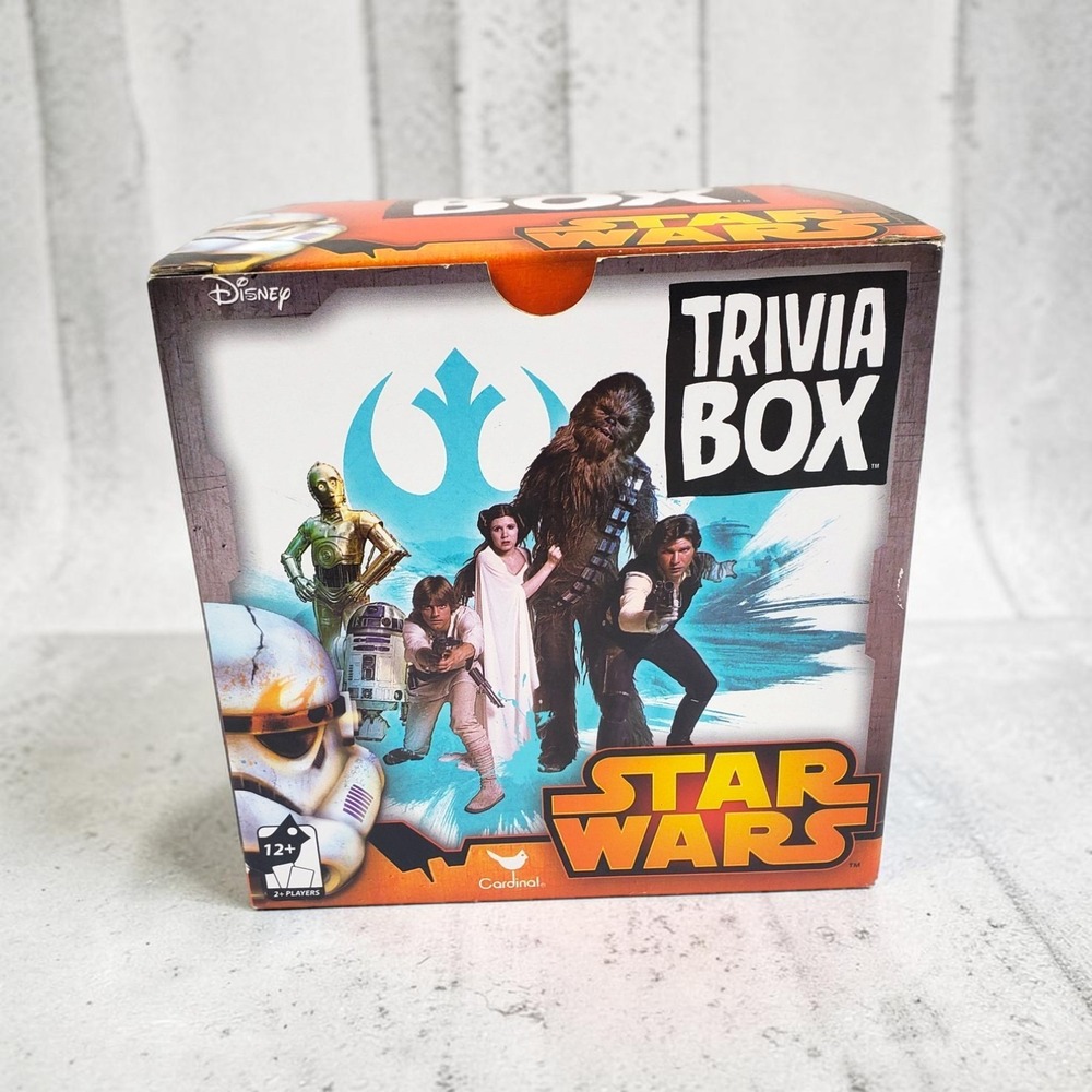 Star Wars Trivia Box Game Cardinal Games 20 Character Cards Sealed Questions